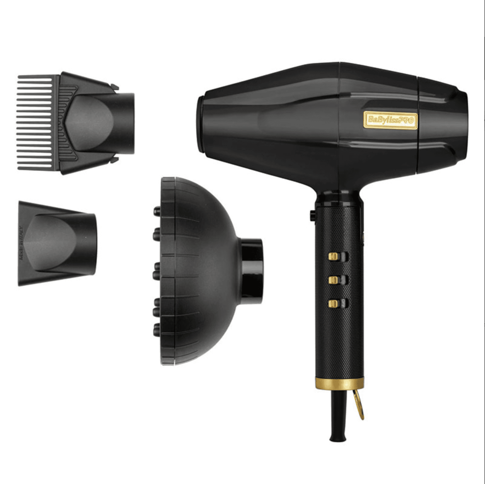 BabylissPRO - Turbo Hairdryer Influencer Collection (Black)