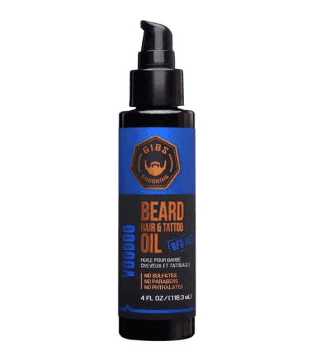 Gibs - Huile pour barbe, cheveux et tatouage "Voodoo Prince Bleu"