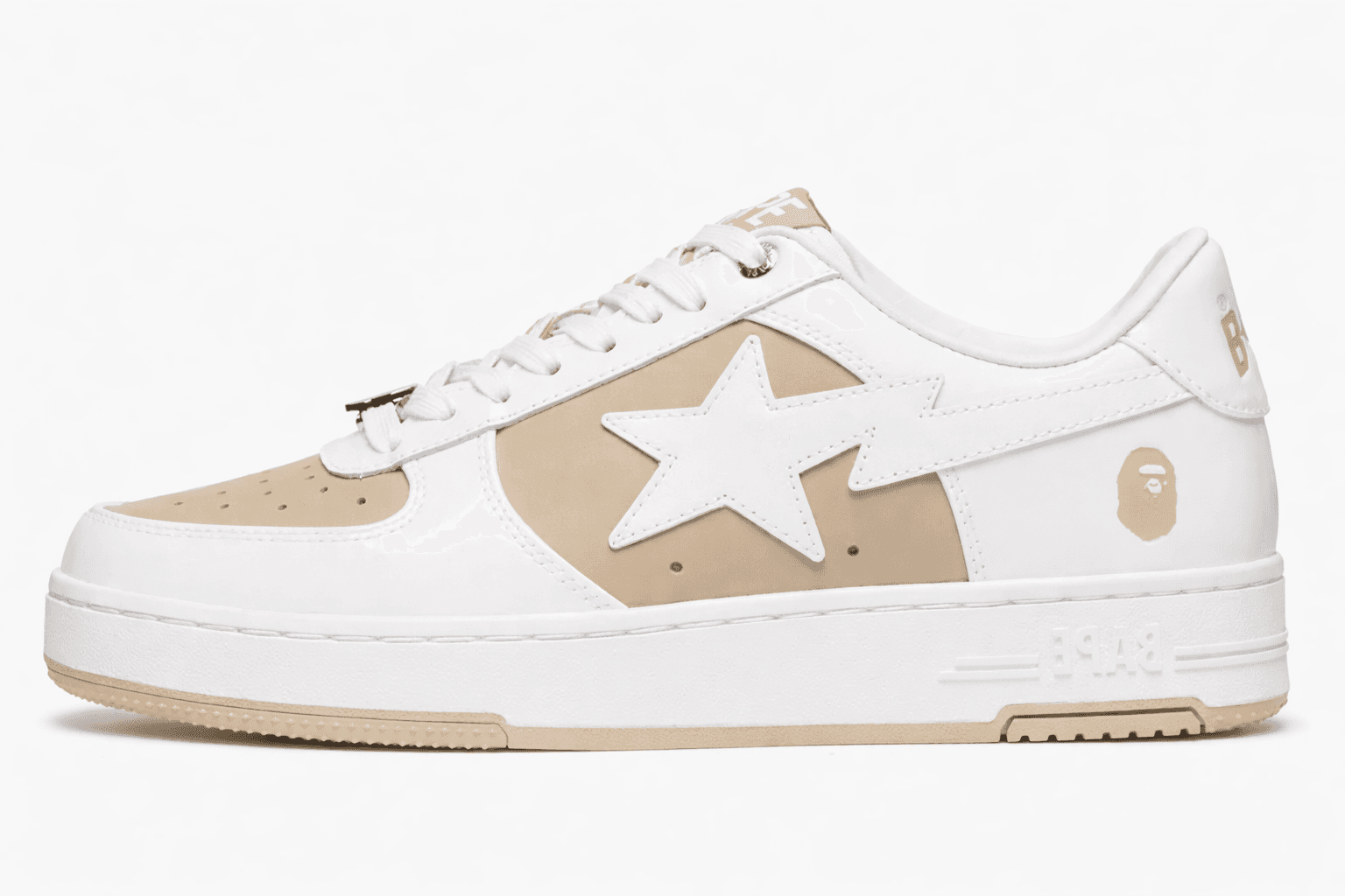 BAPE STA LOW "White Beige"