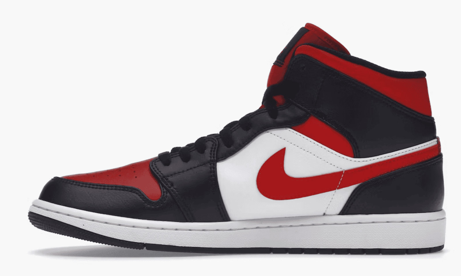 AIR JORDAN 1 MID "White Black Red"