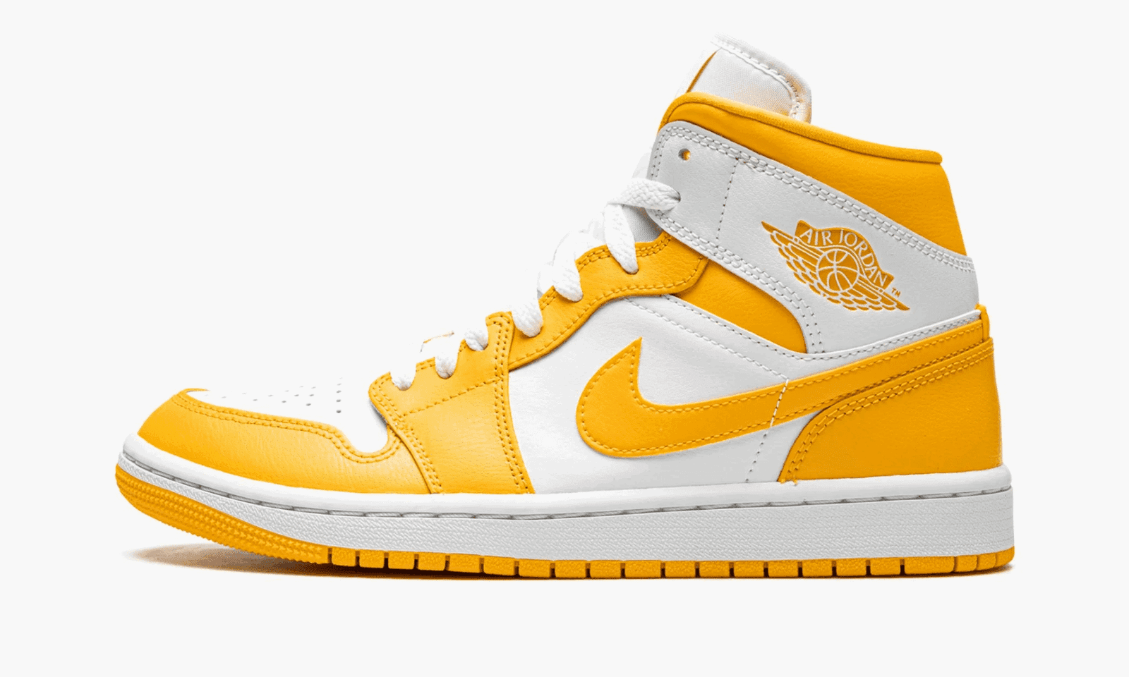 AIR JORDAN 1 MID "White University Gold" (W)