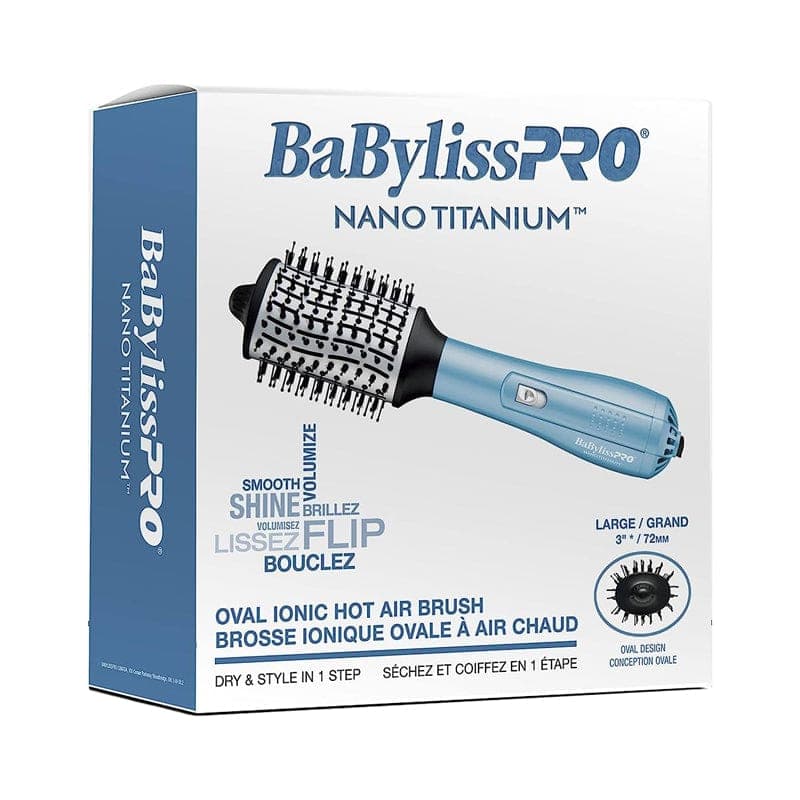 BaBylissPRO - Nano Titanium Oval Ionic Hot Air Brush