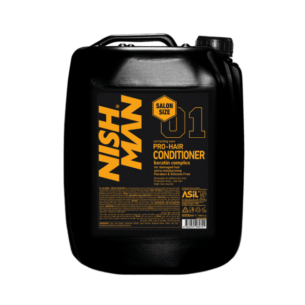 NISHMAN - Revitalisant Pro-Hair Kératine (format salon 5 L)