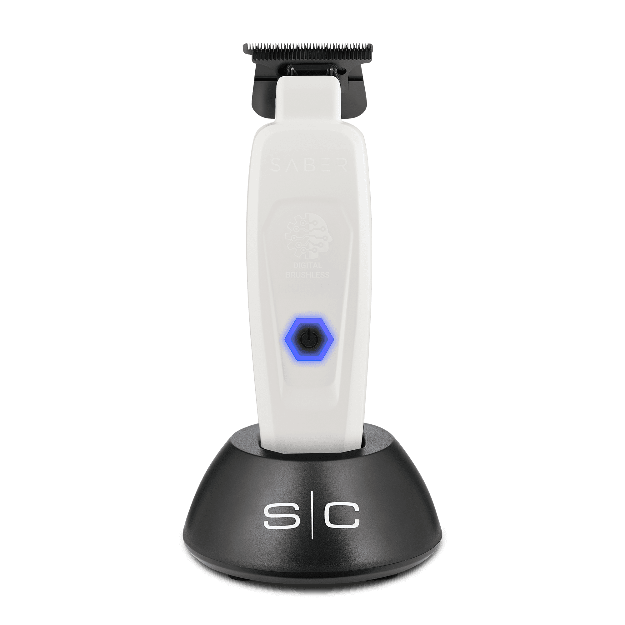 StyleCraft SABER Professional Cordless Trimmer (White) - Limited Edition